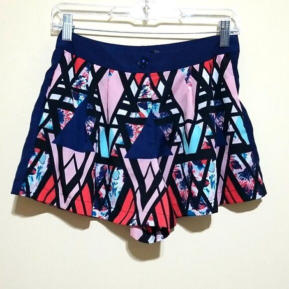 Fire Los Angeles Blue Multicolored Shorts Sz Small - Picture 2 of 7
